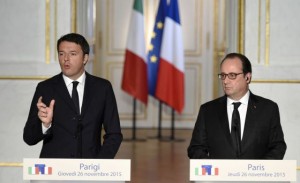 Renzi y Hollande