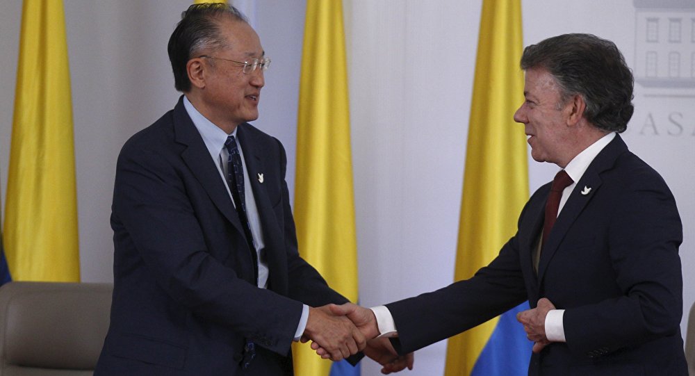 Presidente del Banco Mundial anuncia ayuda de $1.400 millones USD para paz en Colombia