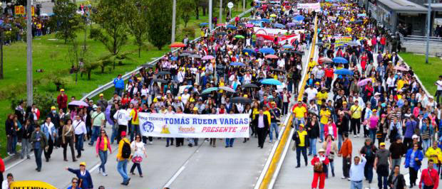 Marchas de protesta contra medidas del Gobierno se realizaron con normalidad, con excepción de Bucaramanga.