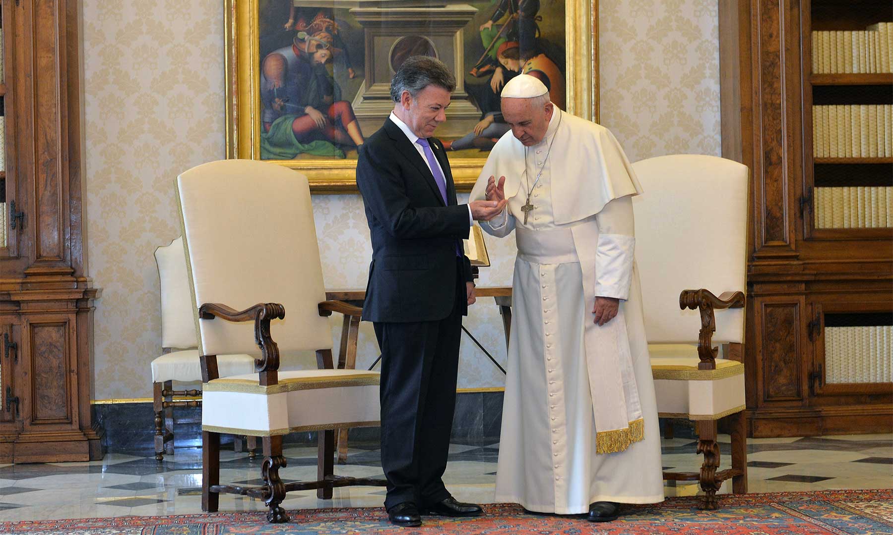 Presidente Santos confirma la visita del Papa  para el año entrante a Colombia.