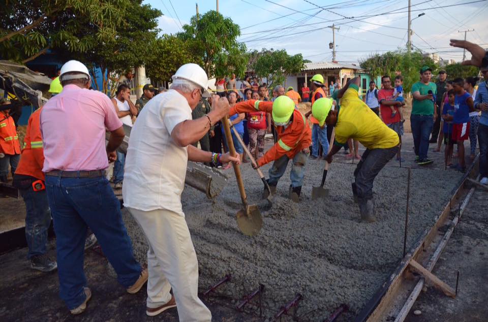 Arrancó plan de pavimentación de vías en Soledad Atlántico