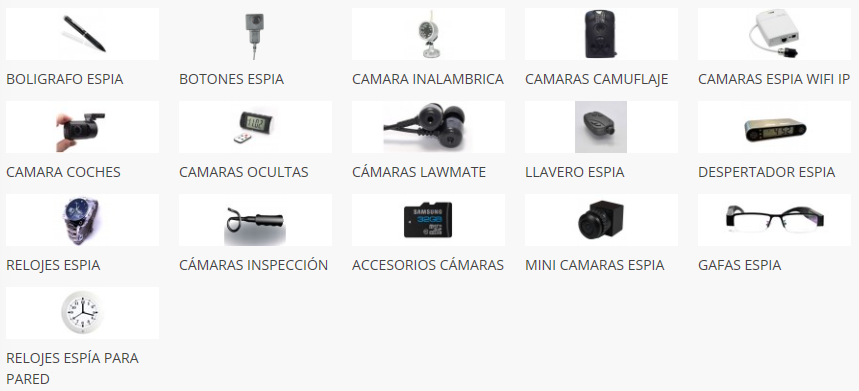 Mini cámaras espías, micrófonos ocultos, encriptación de comunicación, tecnología de LawMateColombia firma exclusiva en el país para contraespionaje.