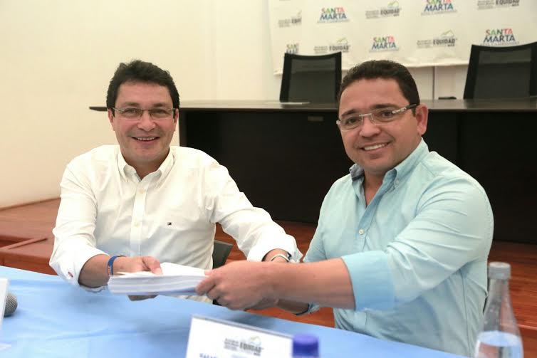 Rafael Martínez y Carlos Caicedo, alcalde y exalcalde de Santa Marta, capturados por presunta corrupción