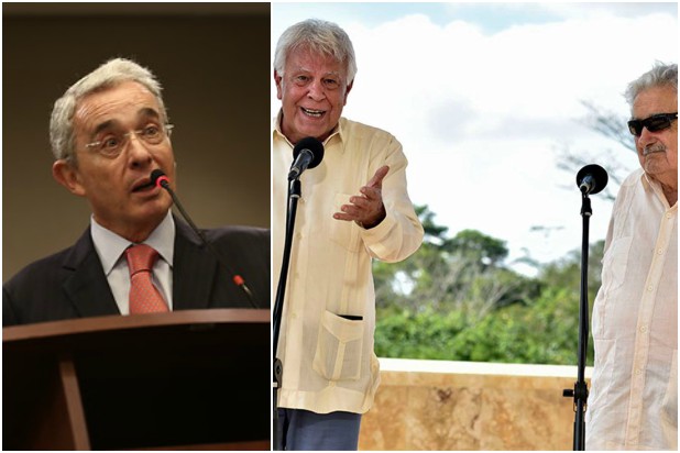 Uribe calificó a Pepe Mujica de criminal y acusó a Felipe González de apoyar el totalitarismo