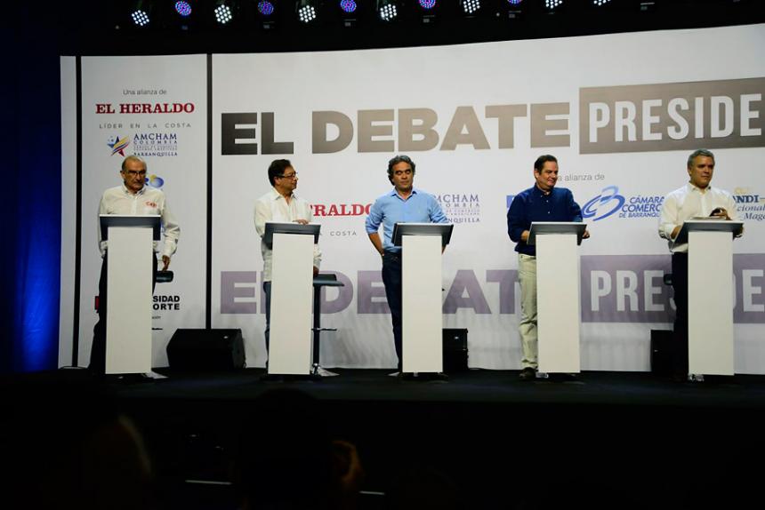 El presente y futuro del Caribe, elevó el debate de los candidatos presidenciales desde Barranquilla