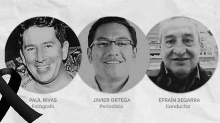 Confirmadas las identidades de los periodistas ecuatorianos