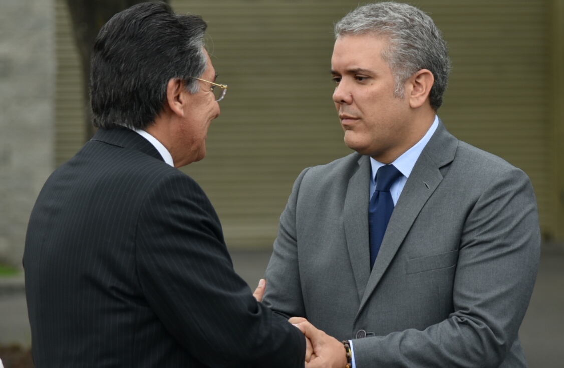 Ivan Duque reafirmó lucha contra el Narcotráfico y la Corrupción  en su reunión con el Fiscal Néstor Humberto Martínez