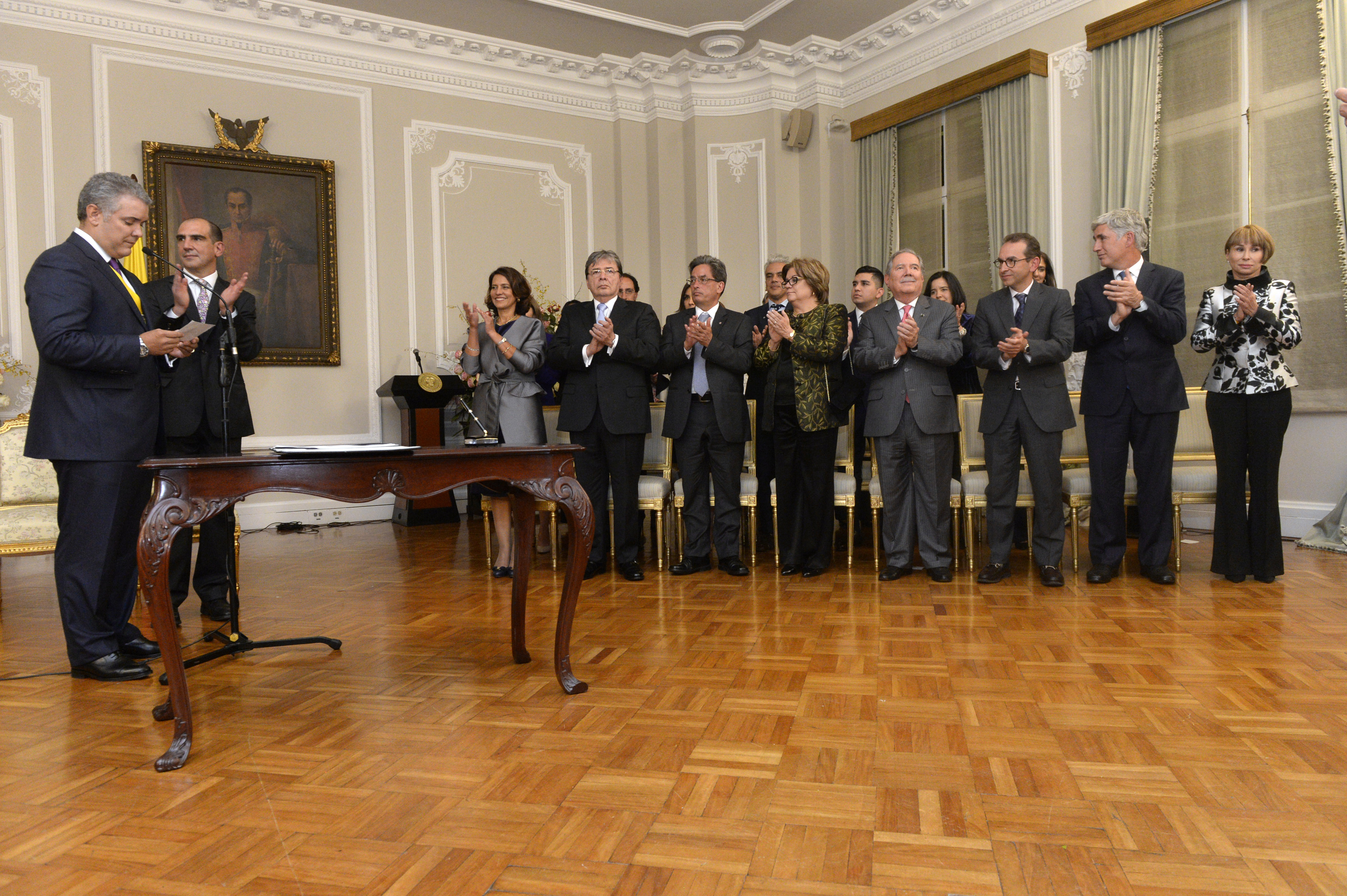 Presidente Duque posesionó al primer gabinete paritario en la historia de Colombia