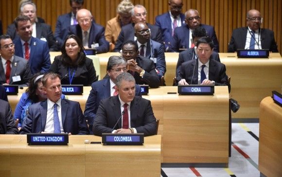 Trump habla positivamente de Duque y Colombia en la ONU