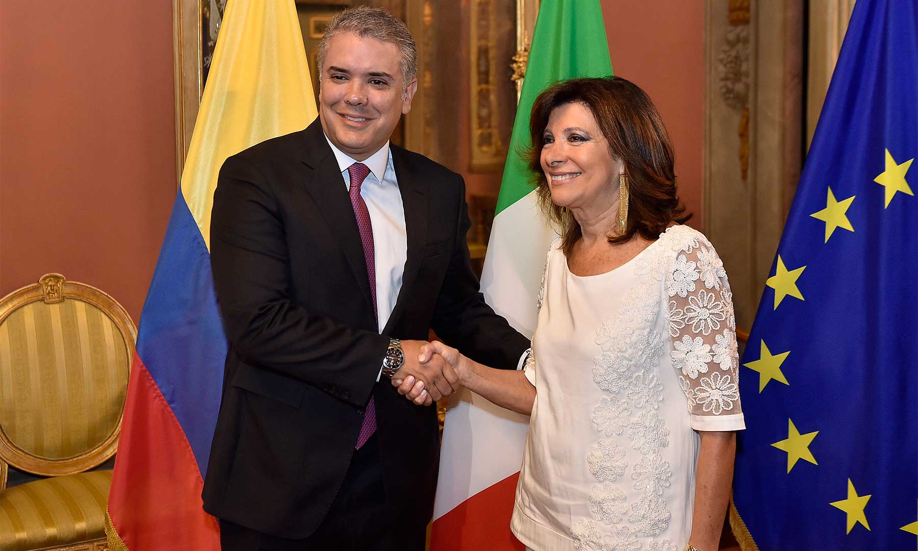 Respaldo del Parlamento y del Ejecutivo italianos, “una gran señal para Colombia” Presidente Duque