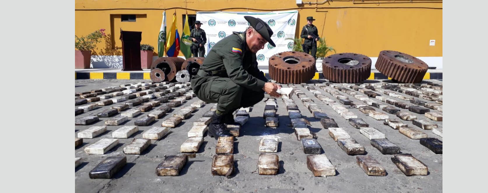 Incautan cargamento de droga valorado en $75.000 millones en el puerto de Barranquilla
