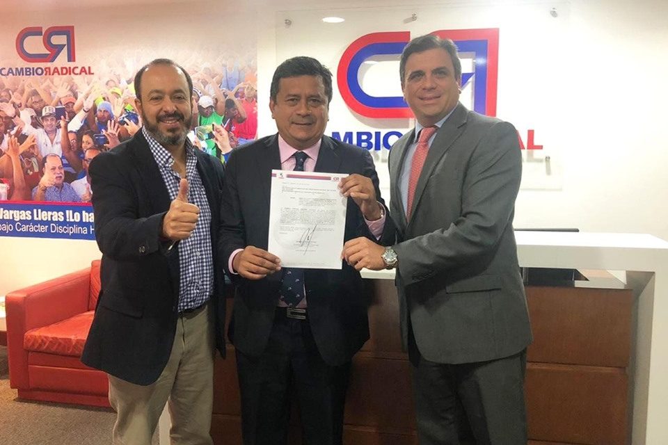 Cambio Radical avaló candidatura de Eduardo Pérez, a la Gobernación de Sucre