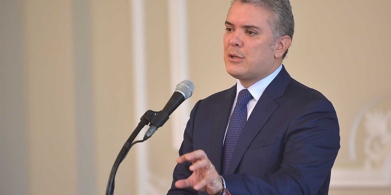 ‘No estamos ante el nacimiento de una nueva guerrilla, sino frente a las amenazas criminales de una banda de narcoterroristas’: Presidente Duque