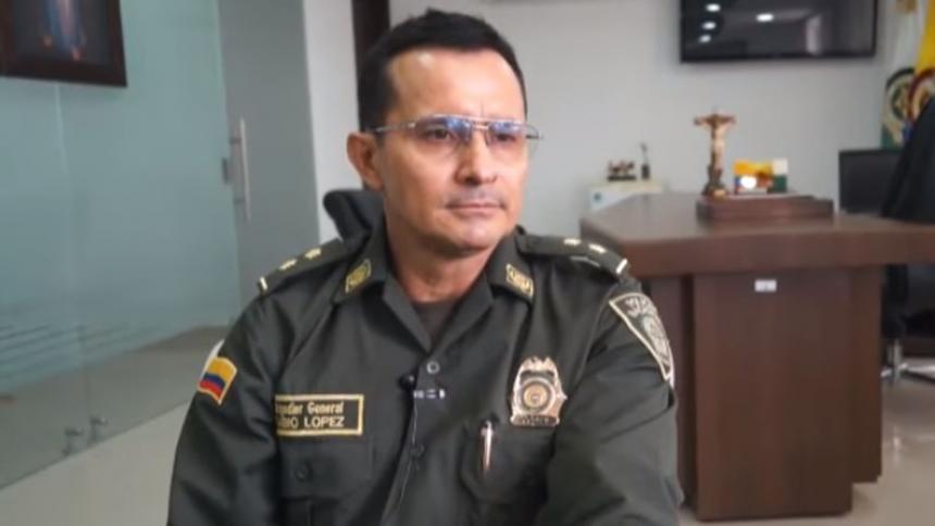 General Fabio López Cruz director de la DIJIN , nominado a los Premios Politika 2019