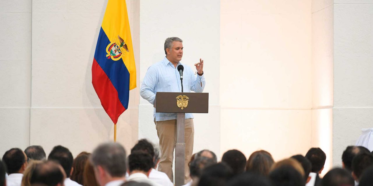 En la política de Paz con Legalidad tenemos avances importantes: Presidente Duque