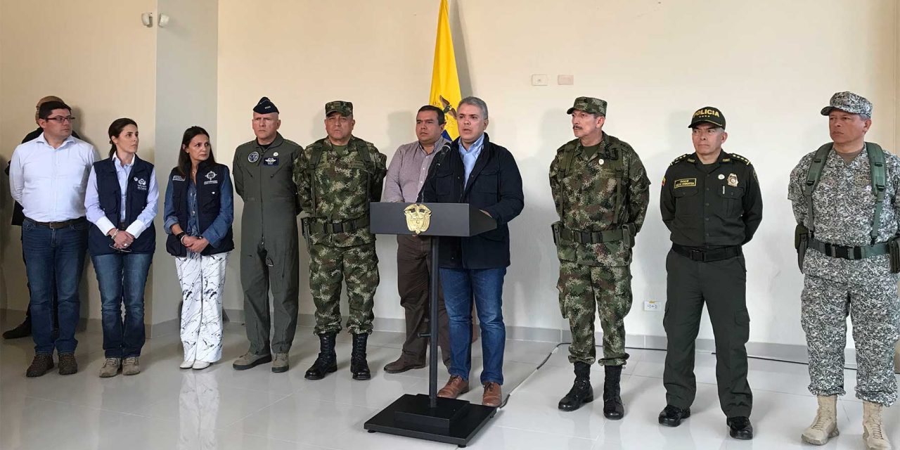 Presidente Duque anuncia la llegada de la Fuerza de Despliegue Rápido # 4, con 2.500 uniformados al Cauca