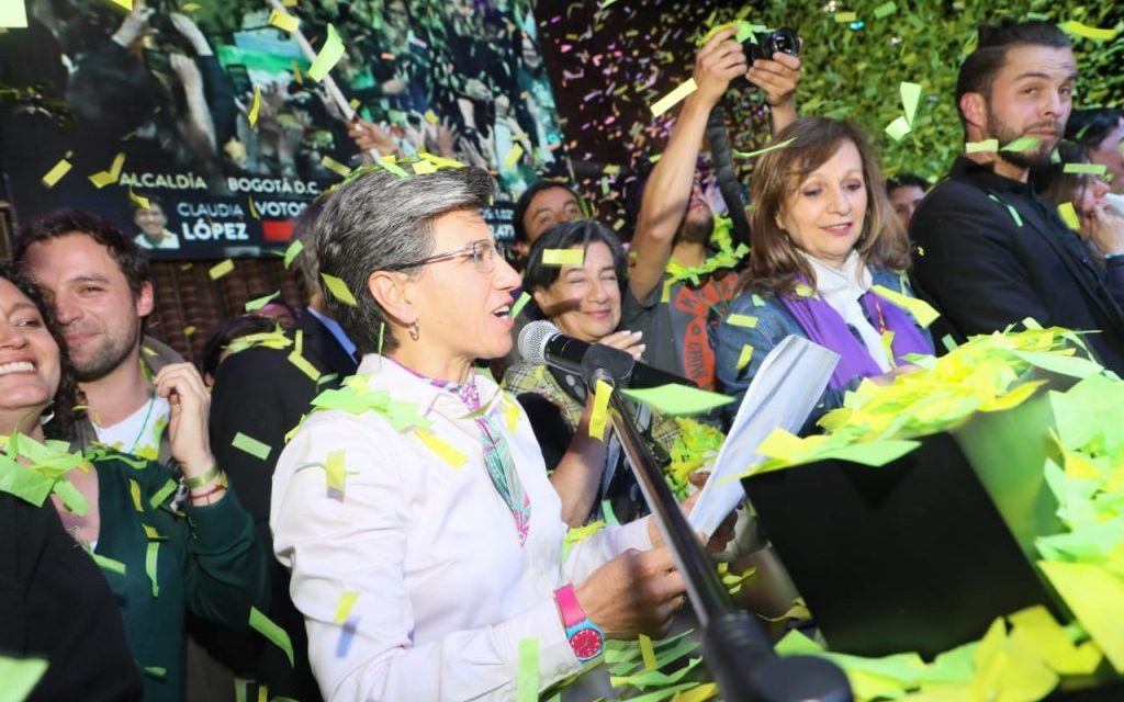 Por primera vez, los bogotanos eligen a una mujer como alcaldesa