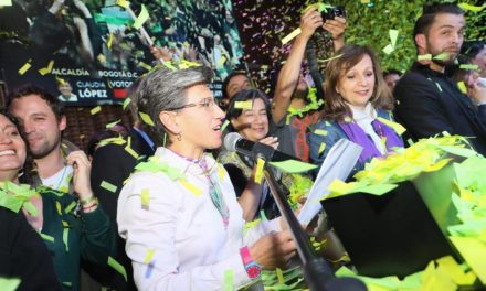 Por primera vez, los bogotanos eligen a una mujer como alcaldesa