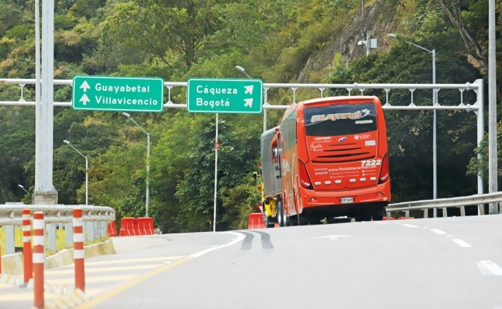 Se reabrió vía al llano sin restricciones, congestión el las vis del sur de Bogotá para utilizarla