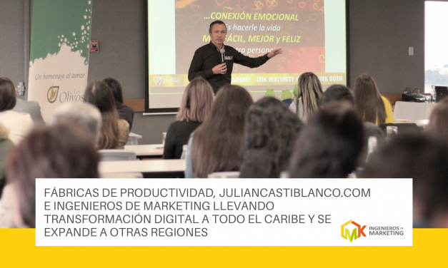 Fábricas de productividad, juliancastiblanco.com e ingenieros de marketing llevando transformación digital a todo el caribe y se expande a otras regiones