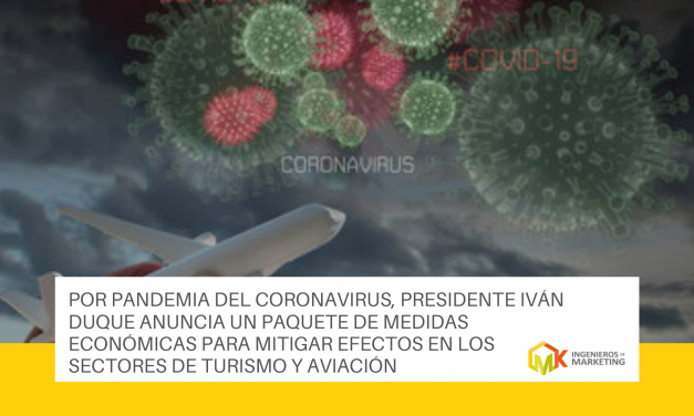 Por Pandemia Del Coronavirus, Presidente Iván Duque Anuncia Un Paquete De Medidas Económicas Para Mitigar Efectos En Los Sectores De Turismo Y Aviación