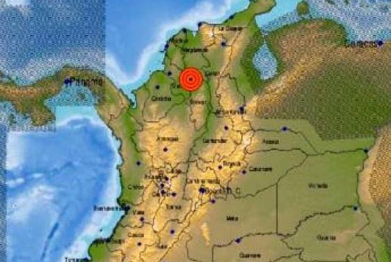 Sismo de magnitud 5.7 sacudió a Colombia