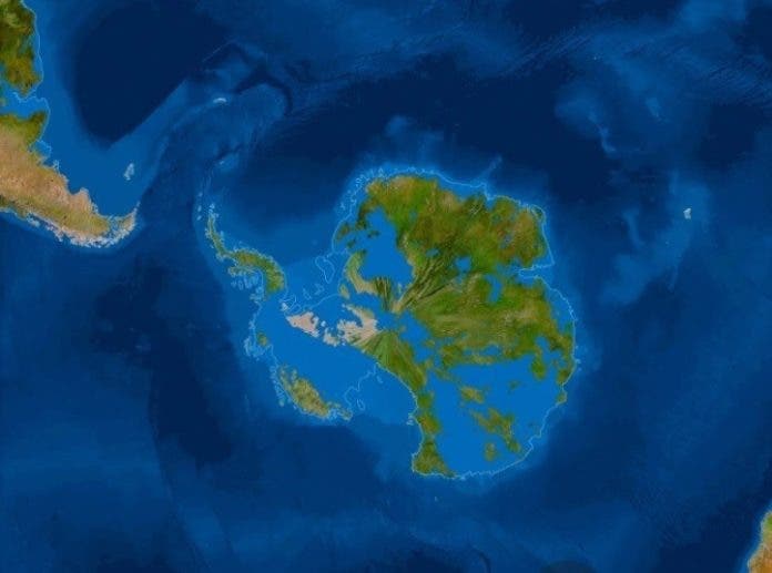 El calentamiento global tiñe de verde a la Antártida