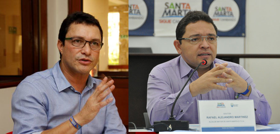 Extinción de dominio a bienes de  Ex alcaldes de Santa Marta Carlos Caicedo y Rafael Martínez