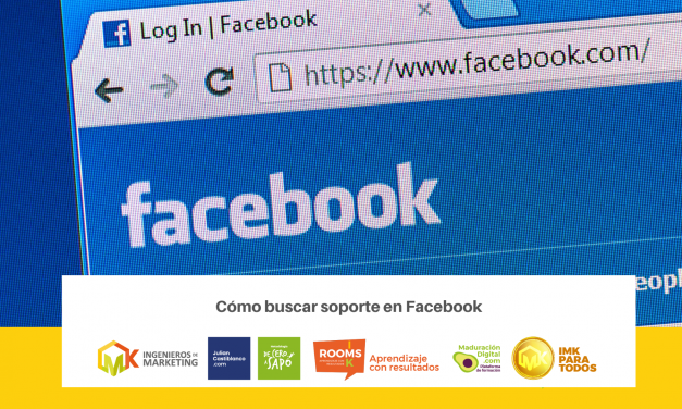 Cómo buscar soporte en Facebook