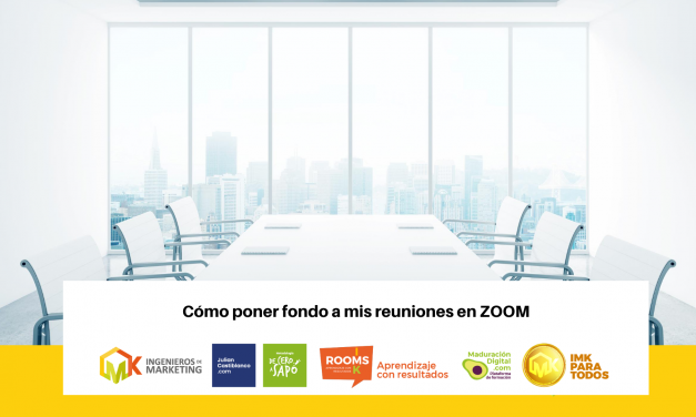 Cómo poner fondo a mis reuniones en ZOOM