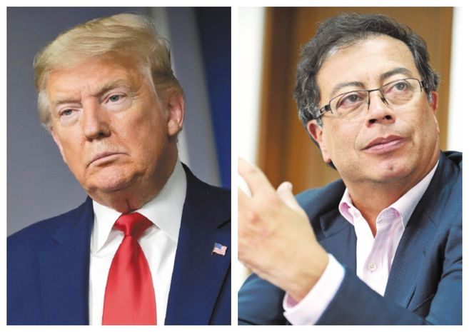 por su apoyo a Joe Biden Donald Trump ataca duramente a Gustavo Petro