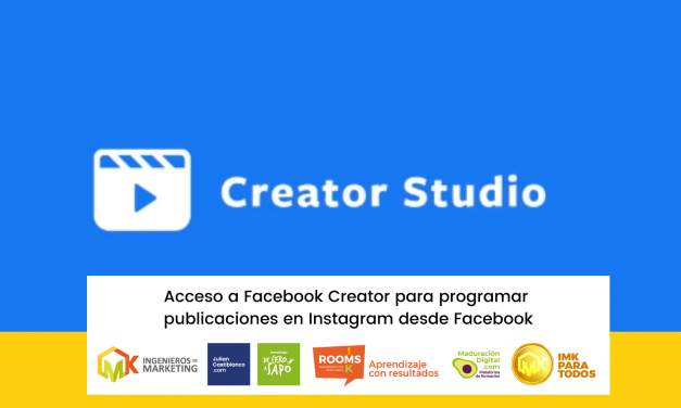 Acceso a Facebook Creator para programar publicaciones en Instagram desde FacebookBOOK