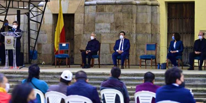 El montaje de Claudia López para hacer quedar mal al presidente Iván Duque en acto de reconciliación