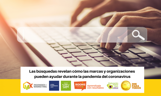 Las búsquedas revelan cómo las marcas y organizaciones pueden ayudar durante la pandemia del coronavirus