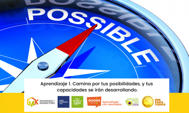 Aprendizaje 1. Camina por tus posibilidades, y tus capacidades se irán desarrollando.