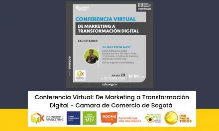 Conferencia Virtual: De Marketing a Transformación Digital – Camara de Comercio de Bogotá