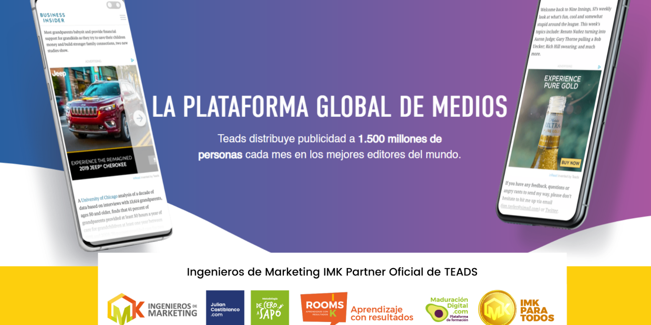 Ingenieros de Marketing IMK Partner Oficial de TEADS