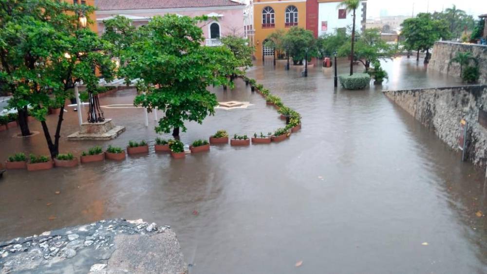 Deslizamientos e inundaciones, las emergencias que genera Iota en Cartagena