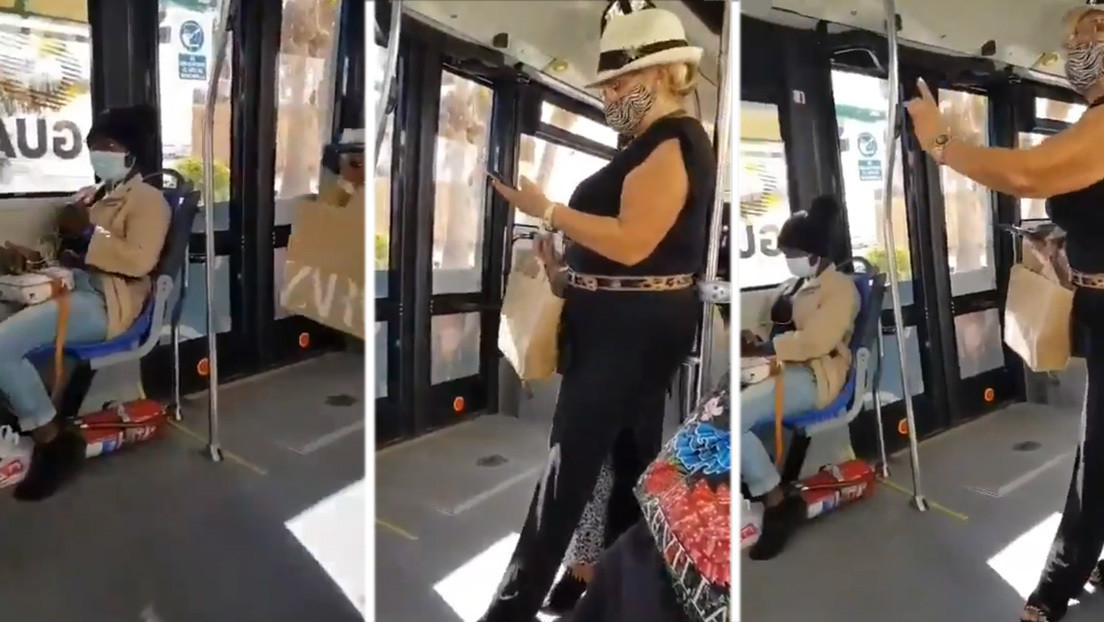 «¡Que se levante la negra!»: Graban en video el ataque racista de una pasajera en un autobús en España
