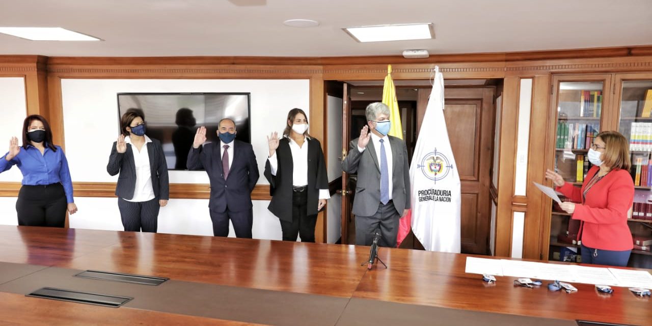 Cinco nuevos procuradores delegados se unen a gabinete de trabajo de Procuradora General de la Nación