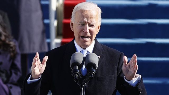 Las frases más destacadas del discurso de Joe Biden en su posesión como presidente