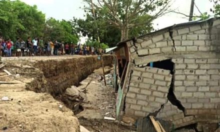Reubicadas 45 familias en Magangué ante erosión causada por el rio Magdalena