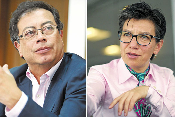 “Oportunistas irresponsables”: Claudia López señala a Gustavo Petro de tomar ventaja política del paro