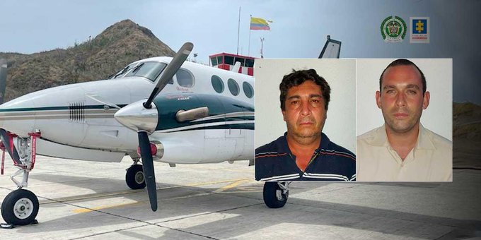 A la cárcel piloto y copiloto de una avioneta que transportaba cocaína en Colombia
