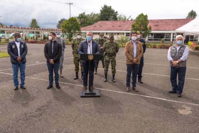 Accion de despliegue militar para Popayan ordena el Presidente Duque tras los actos de vandalismo.