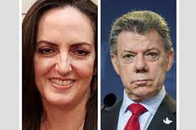 María Fernanda Cabal señala a Santos, y no a Petro, como “el jefe” de las protestas en Colombia