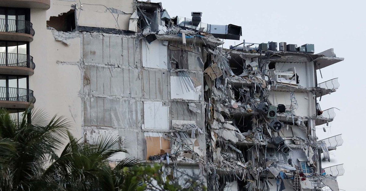 Se derrumbó un edificio residencial en Miami: al menos un muerto y treinta desaparecidos