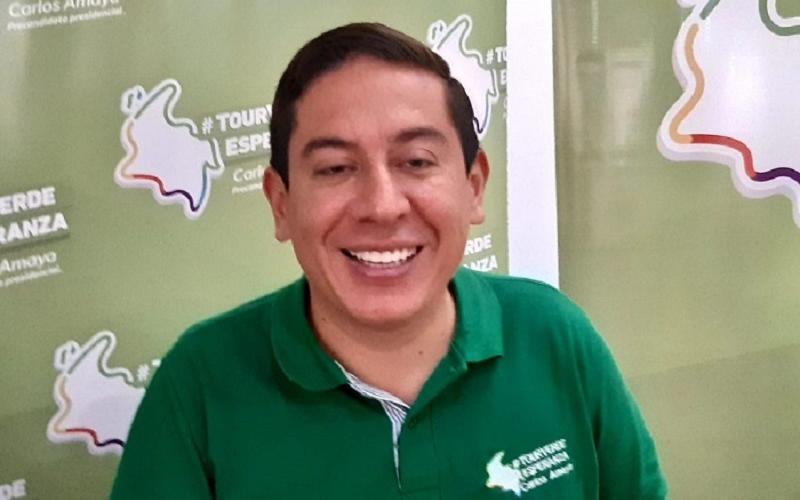 Carlos Amaya buscará llegar a la presidencia de Colombia por la Coalición de la Esperanza