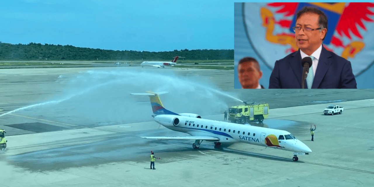 Presidente Gustavo Petro quiere fortalecer Satena con la expansión de sus rutas al exterior