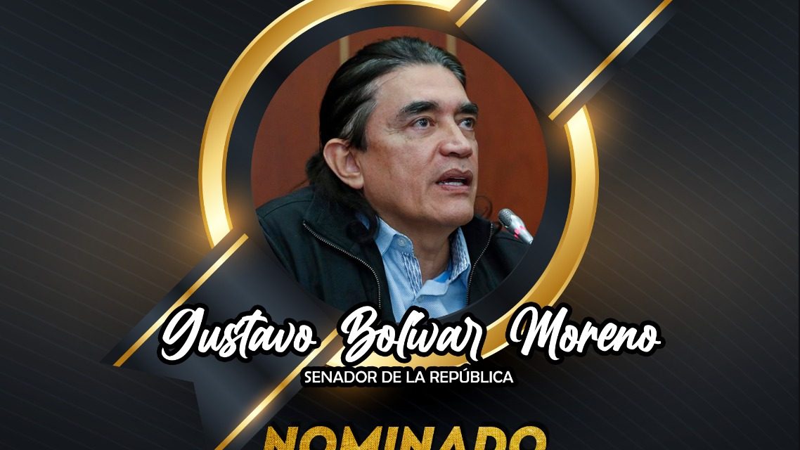 Gustavo Bolivar Moreno recibirá el Premio Politika » Gestión y Liderazgo como mejor Senador del Pacto Histórico»